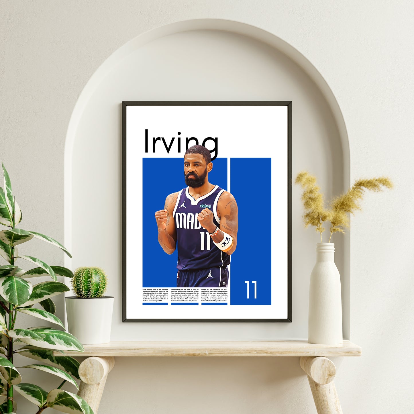 Kyrie Irving Wall Art – Digital Download | Instant Printable Sports Art