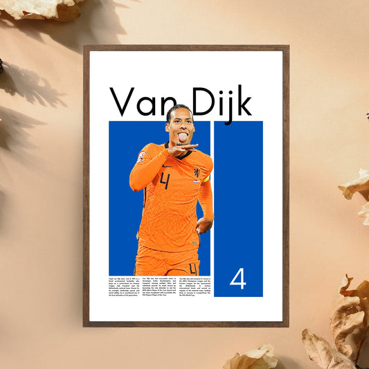 Virgil Van Dijk Wall Art - Framed/Printed
