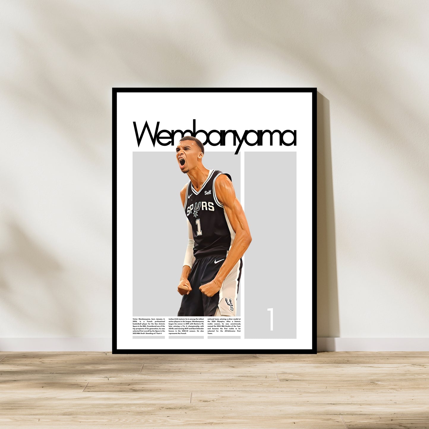 Victor Wembanyama San Antonio Spurs - Framed/Printed